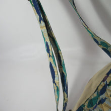 Load image into Gallery viewer, Paul Brent Sun N Sand Tote Handbag Large Blue Green Fish School Crossbody Adjust