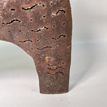 Load image into Gallery viewer, Vtg Scrap Yard Art Metal Cat Lantern Garden Candle Decor Outdoor 17x21