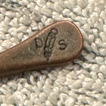 Load image into Gallery viewer, Vtg Copper Cuff Bracelet Brass Wrap Wire Adjust 2.5 in Signed Native American