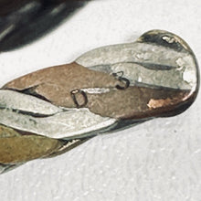 Load image into Gallery viewer, Vtg Copper Sterling Braided Cuff Bracelet Handcrafted Signed D 3 Adjust 2.5 in