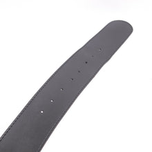 Load image into Gallery viewer, Vtg Astor Waist Belts M Black Faux Patent Leather Covered Buckle Wide