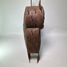 Load image into Gallery viewer, Vtg Scrap Yard Art Metal Cat Lantern Garden Candle Decor Outdoor 17x21
