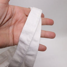 Load image into Gallery viewer, Heart Canvas Tote Small White Pink Love Shoulder Handles Foldable Carryall