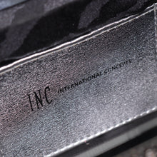 Load image into Gallery viewer, Inc Rhinestone Crossbody Handbag S Silver Black Blink Evening Purse Clutch Bag