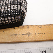 Load image into Gallery viewer, Inc Rhinestone Crossbody Handbag S Silver Black Blink Evening Purse Clutch Bag