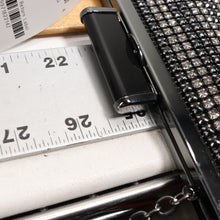 Load image into Gallery viewer, Inc Rhinestone Crossbody Handbag S Silver Black Blink Evening Purse Clutch Bag