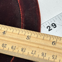 Load image into Gallery viewer, Vtg Garolner Velvet Hat Women 22 Brown Short Rear Wide Side Front Brim Netting