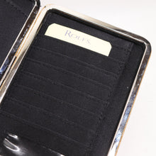 Load image into Gallery viewer, Rolfs Clutch Wallet Women Natural Straw Weave Hinged Hard Case Cards Cash Coin
