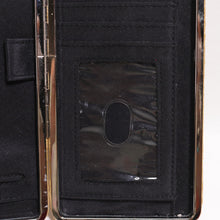 Load image into Gallery viewer, Rolfs Clutch Wallet Women Natural Straw Weave Hinged Hard Case Cards Cash Coin
