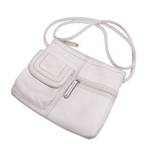 Load image into Gallery viewer, Tignanello Crossbody Handbag Women S Brown Pebble Leather Organizer Purse Bag
