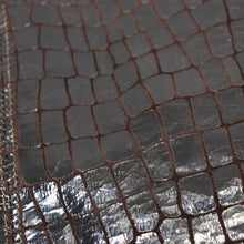 Load image into Gallery viewer, Leather Croc Embossed Hobo Handbag Women Brown Oxblood Purse Shoulder Bag
