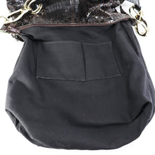 Load image into Gallery viewer, Leather Croc Embossed Hobo Handbag Women Brown Oxblood Purse Shoulder Bag
