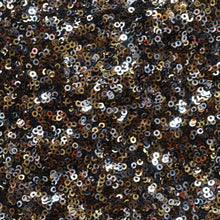 Load image into Gallery viewer, Dress the Population Women Small Bodycon Gold Black Sequin Stretch Long Sleeve
